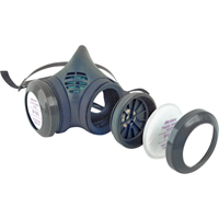 Respirateur &agrave; demi-masque assembl&eacute; de la s&eacute;rie 8000, &eacute;lastom&egrave;re/Thermoplastique, Moyen Dufferin Supply