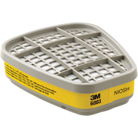 Cartouches pour respirateur s&eacute;rie 6000, Cartouche gaz/vapeur, Vapeurs organiques/Gaz acides Dufferin Supply