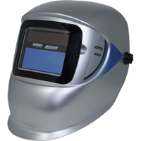 WH40 Variable ADF Welding Helmet, 3.77" L x 1.65" W View Area, 9 - 13 Shade Range, Silver Dufferin Supply