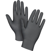 Medical Grade Disposable Gloves, Small, Nitrile, 6-mil, Powder-Free, Black, Class 2 Dufferin Supply