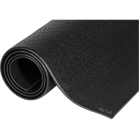 Tapis Comfort-King, Lisse, 6' x 6' x 3/8", Noir, &eacute;ponge Dufferin Supply