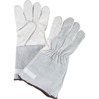 Gants de travail doubl&eacute;s pour l'hiver &agrave; dext&eacute;rit&eacute; ultime, Grand, Paume en Cuir fleur de ch&egrave;vre, Doublure en Molleton Dufferin Supply