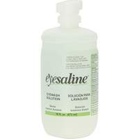 Bouteilles de solution saline pour douche oculaire, Bouteille Plein, 16 oz Dufferin Supply