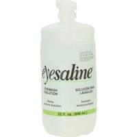Bouteilles de solution saline pour douche oculaire, Bouteille Plein, 32 oz Dufferin Supply