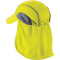 Chapeaux de refroidissement avec voiles pour le cou Chill-Its 6650, Lime haute visibilit&eacute; Dufferin Supply