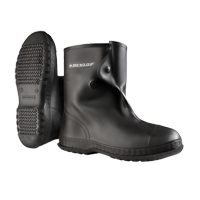10" Black Overboots, PVC, Snap Closure, Fits Men's 6 - 7 Dufferin Supply