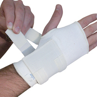 Ambidextrous Wrist Supports, Cotton/Elastic, Small Dufferin Supply