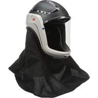 Assemblage de casque Versaflo avec visi&egrave;re de premi&egrave;re qualit&eacute; et enveloppe r&eacute;sistante aux flammes, Universel, Casque rigide, Bavette Simple Dufferin Supply