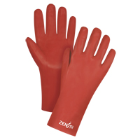 Gants rouges &agrave; fini doux r&eacute;sistants aux produits chimiques, Taille 9, 12" lo, PVC, Doublure en Interlock, 47-mil Dufferin Supply