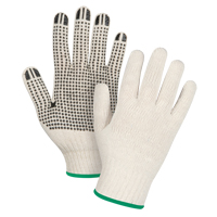 Gants tricot&eacute;s de poids lourd, Poly/coton, Un c&ocirc;t&eacute;, Calibre 7, Moyen Dufferin Supply