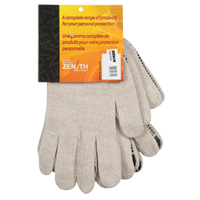 Heavyweight Dotted String Knit Gloves, Poly/Cotton, Single Sided, 7 Gauge, Large Dufferin Supply