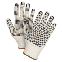 Gants tricot&eacute;s de poids lourd &agrave; deux c&ocirc;t&eacute;s avec pois, Poly/coton, Deux c&ocirc;t&eacute;s, Calibre 7, Grand Dufferin Supply