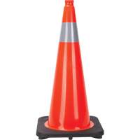 Traffic Cone, 28", Orange, 4" Reflective Collar(s) Dufferin Supply