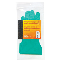 Gants r&eacute;sistants aux produits chimiques &agrave; prise en losange, Taille 10, 13" lo, Nitrile, Doublure en Ouat&eacute;e, 13 mils Dufferin Supply