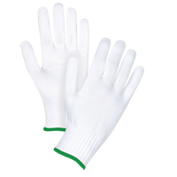 Gants tricot&eacute;s sans couture, Polyester, Calibre 10, Moyen Dufferin Supply