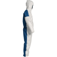 Hooded Coveralls, 4X-Large, Blue/White, Tyvek&reg; 400 D Dufferin Supply