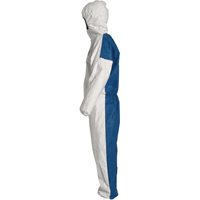 Hooded Coveralls, 4X-Large, Blue/White, Tyvek&reg; 400 D Dufferin Supply
