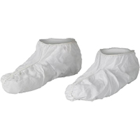 Couvre-chaussures Kleenguard A40, Moyen, Vinyle, Blanc Dufferin Supply
