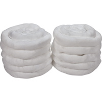 Remblais tubulaire absorbant, Huile seulement, Absorption 45 gal., 3" la x 10' lo, Pqt de 10 Dufferin Supply