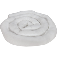 Remblais tubulaire absorbant, Huile seulement, Absorption 45 gal., 3" la x 10' lo, Pqt de 10 Dufferin Supply