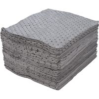 Premium Fine Fibre Sorbent Pads, Universal, 15" x 17", 30 gal. Absorbancy Dufferin Supply