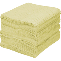 Premium Fine Fiber Sorbent Pads, Hazmat, 15" x 17", 30 gal. Absorbancy Dufferin Supply
