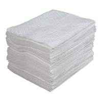 Premium Laminated (SMS) Sorbent Pads, Oil Only, 15" x 17", 30 gal. Absorbancy Dufferin Supply