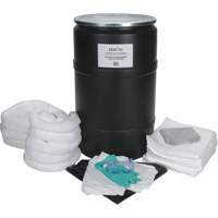 Premium Spill Kit, Oil Only, Drum, 55 US gal. Absorbancy Dufferin Supply