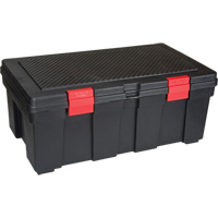 Water Resistant Storage Container, 33" W x 19" D x 13" H, Black Dufferin Supply