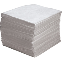 Premium Meltblown Sorbent Pads, Oil Only, 15" x 17", 30 gal. Absorbancy Dufferin Supply