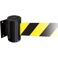 Tensabarrier&reg; Wall Mounted Units, Plastic, Screw Mount, 7.5', Yellow Tape Dufferin Supply