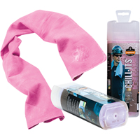 Chill-Its&reg; 6602 Cooling Towels, Pink Dufferin Supply