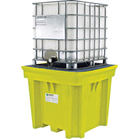 IBC Space-Saver Without Drain, 275 US gal. Spill Capacity, 57" x 57" x 48" Dufferin Supply