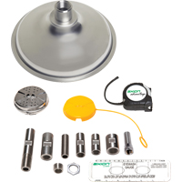 Axion Advantage&reg; Shower & Eye/Face Wash Upgrade Kit with Stainless Steel Eye/Face Wash Head & Showerhead Dufferin Supply
