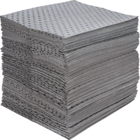 Industrial-Grade Fine Fibre Sorbent Pads, Universal, 15" x 17", 40 gal. Absorbancy Dufferin Supply