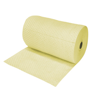Industrial-Grade Fine Fibre Sorbent Rolls, Heavyweight, 150' L x 30" W, 70 gal. Absorbancy Dufferin Supply