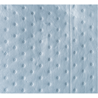 Premium Blue Bonded Sorbent Pads, Oil Only, 15" x 18", 30 gal. Absorbancy Dufferin Supply