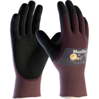 Gants MaxiDry, Moyen, R&ecirc;vetement Mousse de nitrile, Calibre 18, Enveloppe en Nylon Dufferin Supply