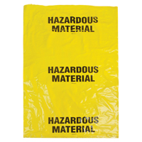Hazardous Waste Bags, Infectious Waste, 60" L x 36" W, 50 /pkg. SEK328 | Dufferin Supply