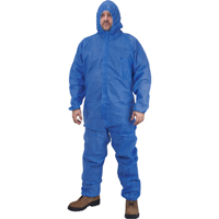 Hooded Coveralls, Medium, Blue, SMS Dufferin Supply