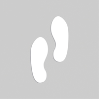 Floor Marking Stencils - Footprints, Pictogram, 20" x 20" SEK521 | Dufferin Supply