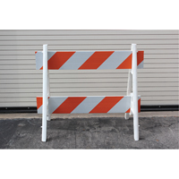 Barricades, En A, 28,6" lo x 40" h, Orange/Blanc Dufferin Supply