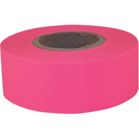 Sub-Zero Flagging Tape, 1.2" W x 150' L, Fluorescent Pink SEN411 | Dufferin Supply