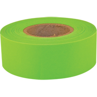 Sub-Zero Flagging Tape, 1.2" W x 150' L, Fluorescent Lime SEN414 | Dufferin Supply