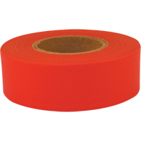 Sub-Zero Flagging Tape, 1.2" W x 150' L, Fluorescent Red SEN415 | Dufferin Supply