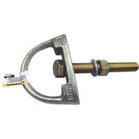 Miller&reg; Anchorage Connector with Hardware, D-Ring, Permanent Use Dufferin Supply
