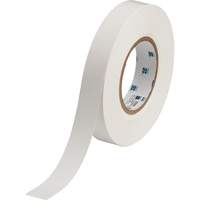 Cartouche d'&eacute;tiquettes, &eacute;toffe, Blanc, Largeur de 0,24" Dufferin Supply