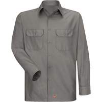 Long Sleeve Ripstop Shirt, Men's, 3X-Large, Grey Dufferin Supply