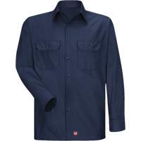 Long Sleeve Ripstop Shirt, Men's, 3X-Large, Navy Blue Dufferin Supply