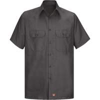 Short Sleeve Ripstop Shirt, Men's, 3X-Large, Charcoal Dufferin Supply